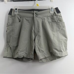 Simms Women’s Mataura Shorts moss Gray Size Small UPF 50+ cargo water resistant